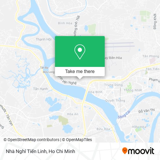 Nhà Nghỉ Tiến Linh map