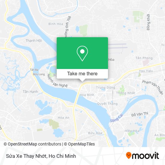 Sửa Xe Thay Nhớt map