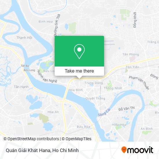 Quán Giải Khát Hana map