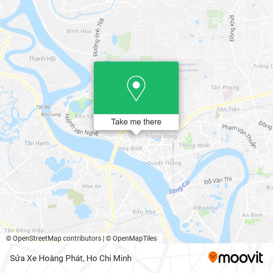 Sửa Xe Hoàng Phát map