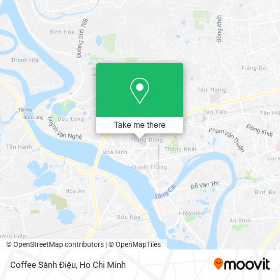 Coffee Sành Điệu map