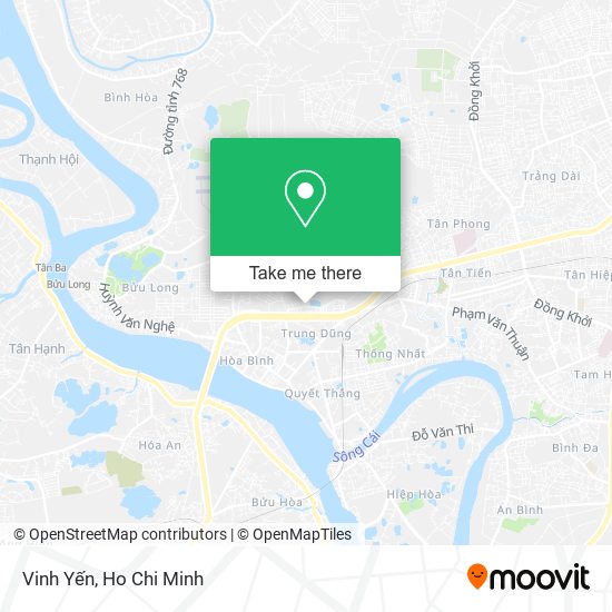 Vinh Yến map