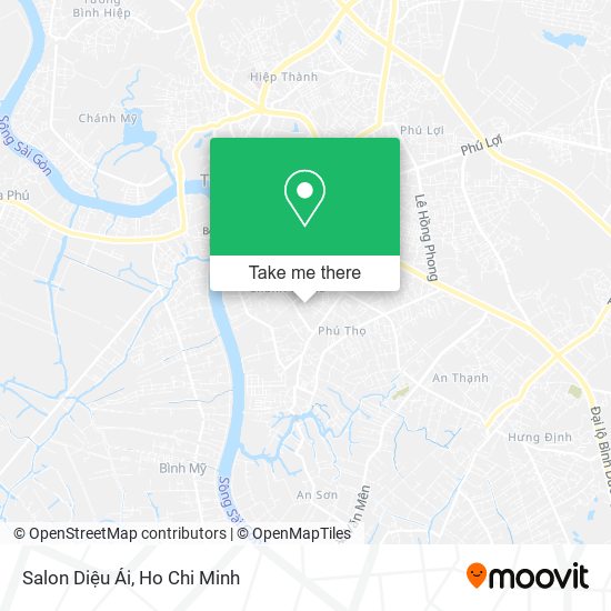 Salon Diệu Ái map