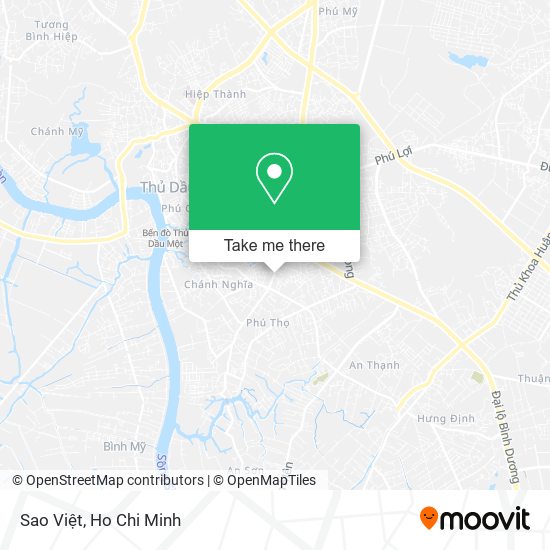 Sao Việt map