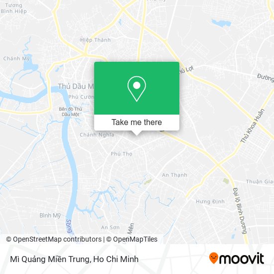 Mì Quảng Miền Trung map