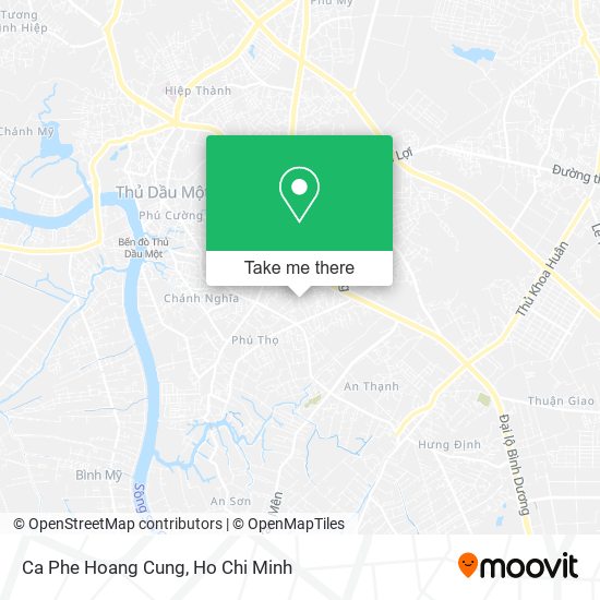 Ca Phe Hoang Cung map