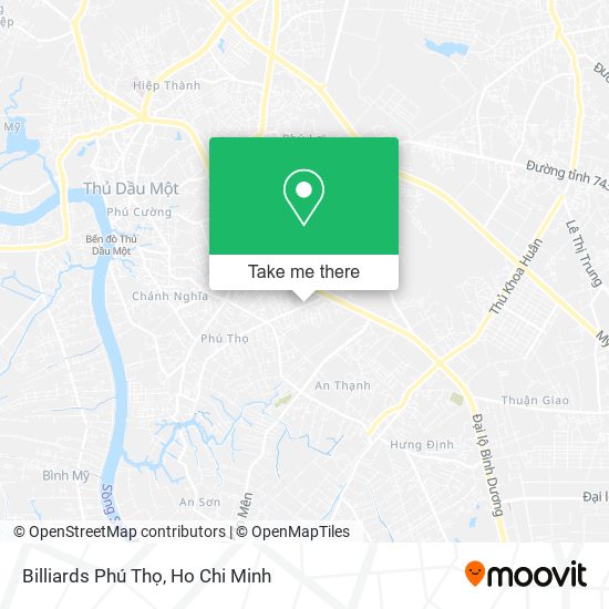 Billiards Phú Thọ map