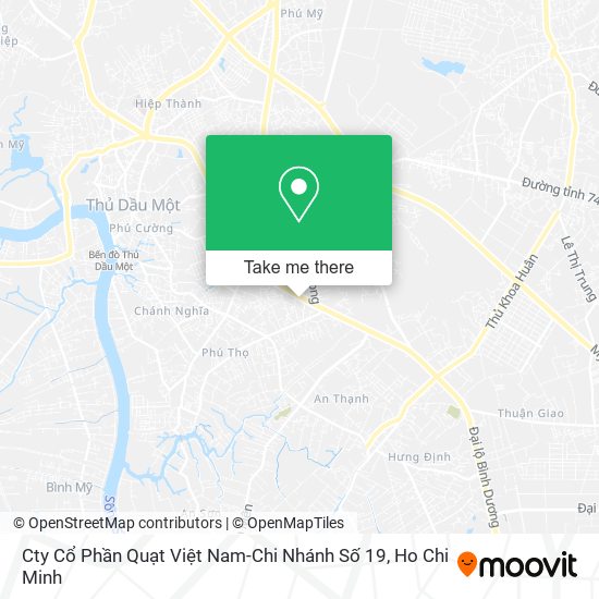 Cty Cổ Phần Quạt Việt Nam-Chi Nhánh Số 19 map