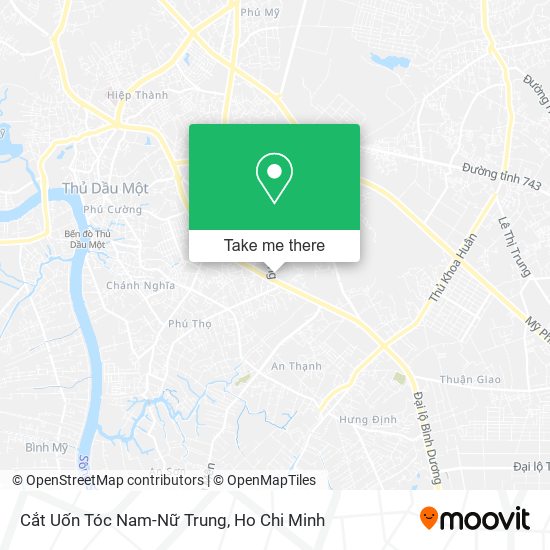 Cắt Uốn Tóc Nam-Nữ Trung map