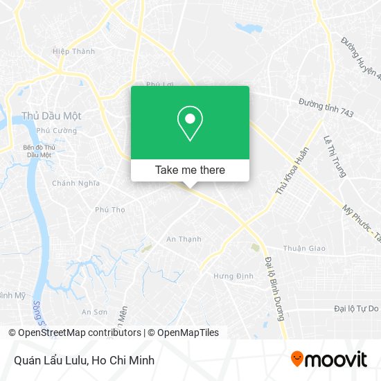 Quán Lẩu Lulu map