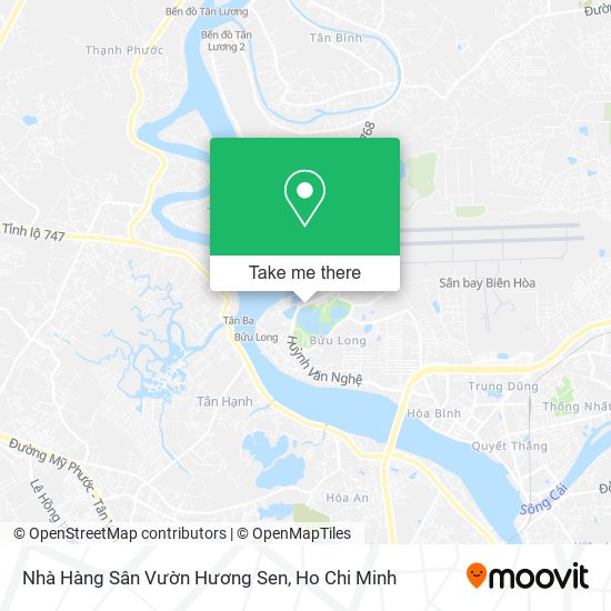 Nhà Hàng Sân Vườn Hương Sen map