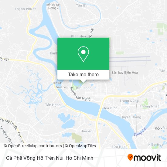 Cà Phê Võng Hồ Trên Núi map