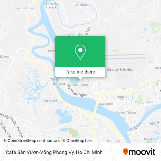Cafe Sân Vườn-Võng Phong Vy map