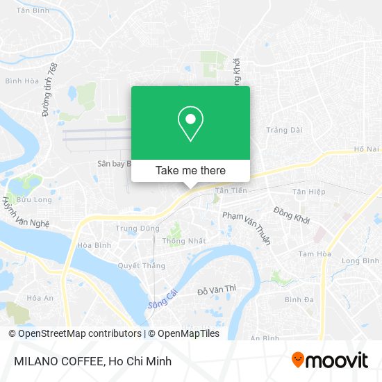 MILANO COFFEE map