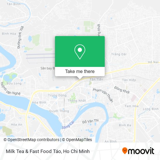 Milk Tea & Fast Food Táo map