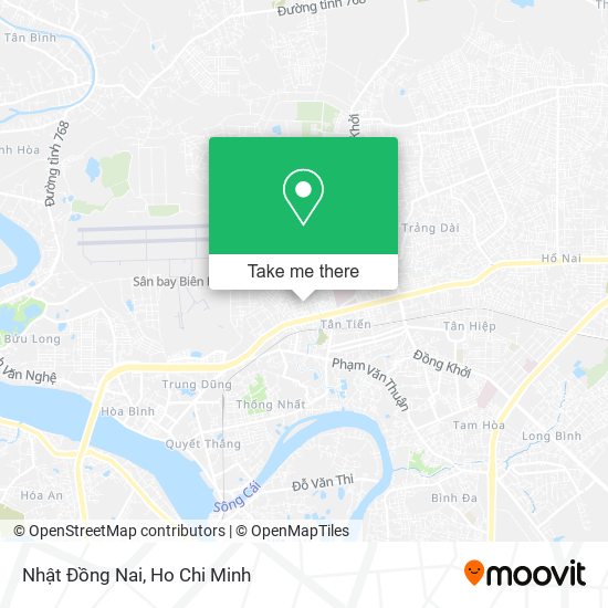 Nhật Đồng Nai map