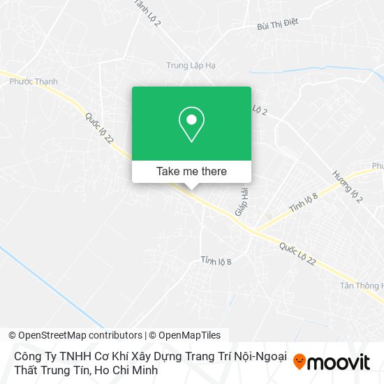 Công Ty TNHH Cơ Khí Xây Dựng Trang Trí Nội-Ngoại Thất Trung Tín map