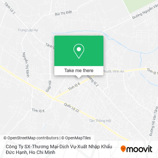 Công Ty SX-Thương Mại-Dịch Vụ-Xuất Nhập Khẩu Đức Hạnh map