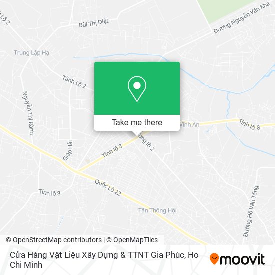 Cửa Hàng Vật Liệu Xây Dựng & TTNT Gia Phúc map