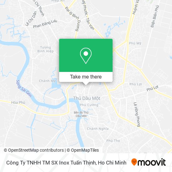 Công Ty TNHH TM SX Inox Tuấn Thịnh map