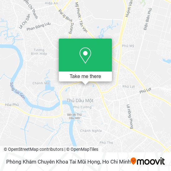 Phòng Khám Chuyên Khoa Tai Mũi Họng map