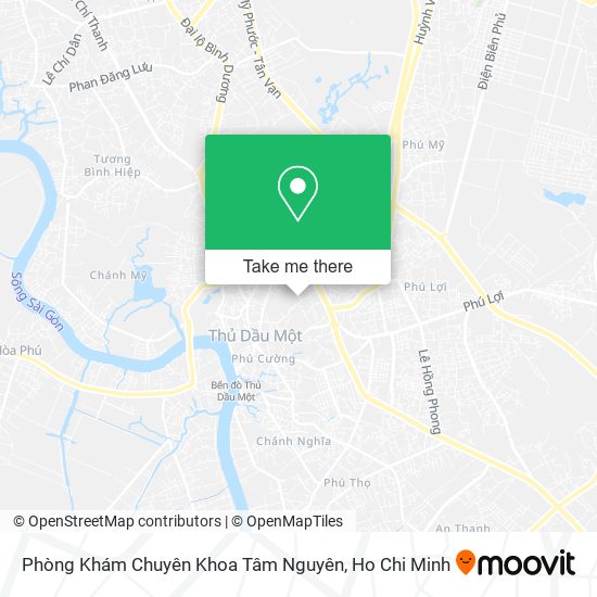 Phòng Khám Chuyên Khoa Tâm Nguyên map