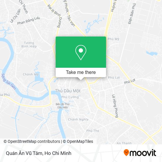 Quán Ăn Vũ Tâm map