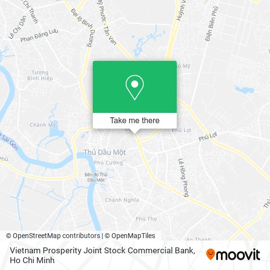 Vietnam Prosperity Joint Stock Commercial Bank map