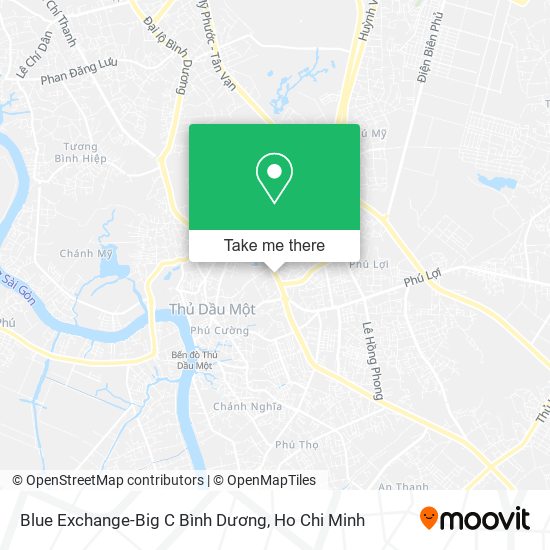 Blue Exchange-Big C Bình Dương map