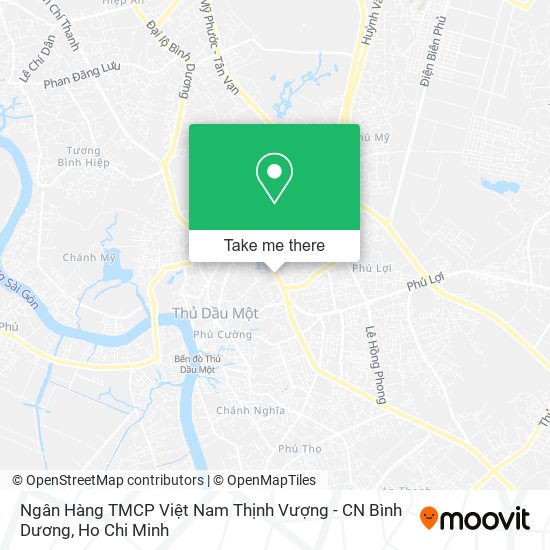 Ngân Hàng TMCP Việt Nam Thịnh Vượng - CN Bình Dương map