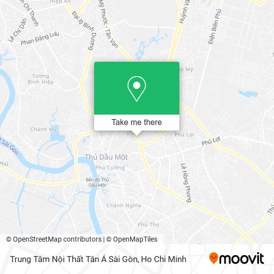 Trung Tâm Nội Thất Tân Á Sài Gòn map