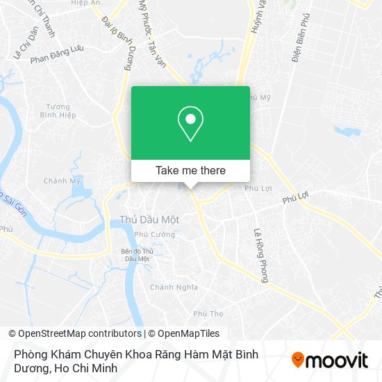 Phòng Khám Chuyên Khoa Răng Hàm Mặt Bình Dương map