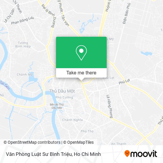 Văn Phòng Luật Sư Bình Triệu map