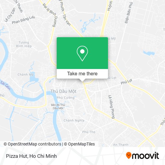 Pizza Hut map