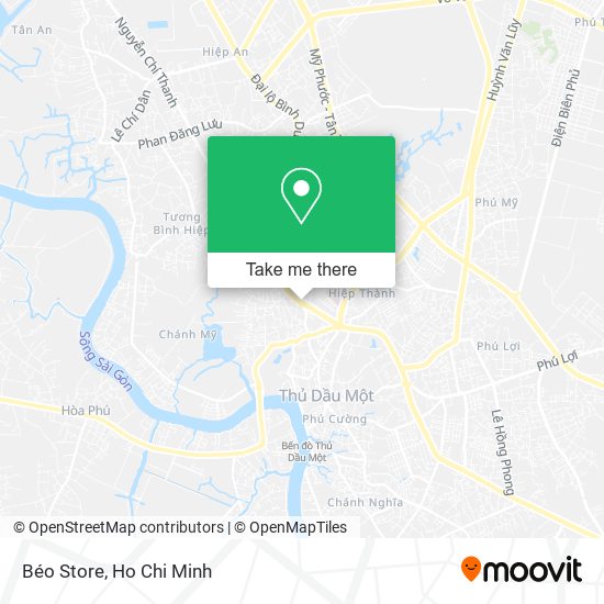 Béo Store map