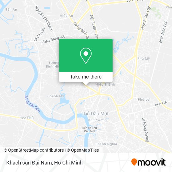 Khách sạn Đại Nam map