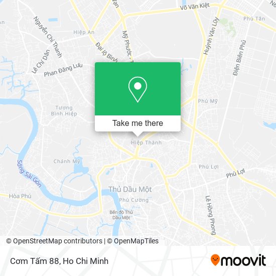 Cơm Tấm 88 map