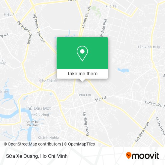 Sửa Xe Quang map