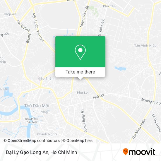 Đại Lý Gạo Long An map