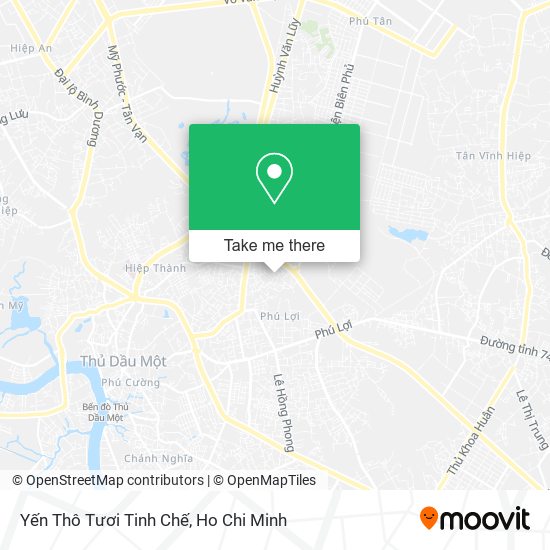 Yến Thô Tươi Tinh Chế map
