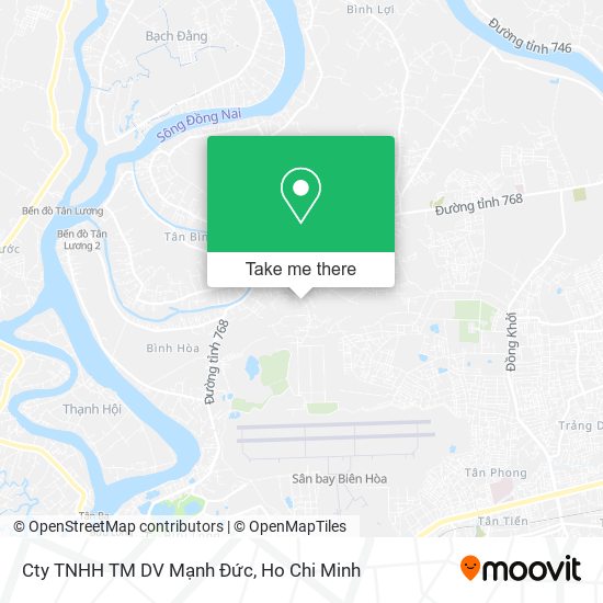 Cty TNHH TM DV Mạnh Đức map