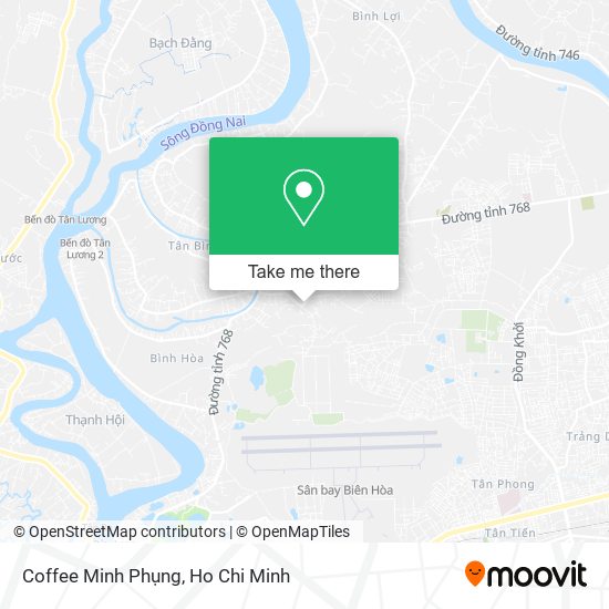 Coffee Minh Phụng map