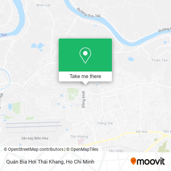 Quán Bia Hơi Thái Khang map