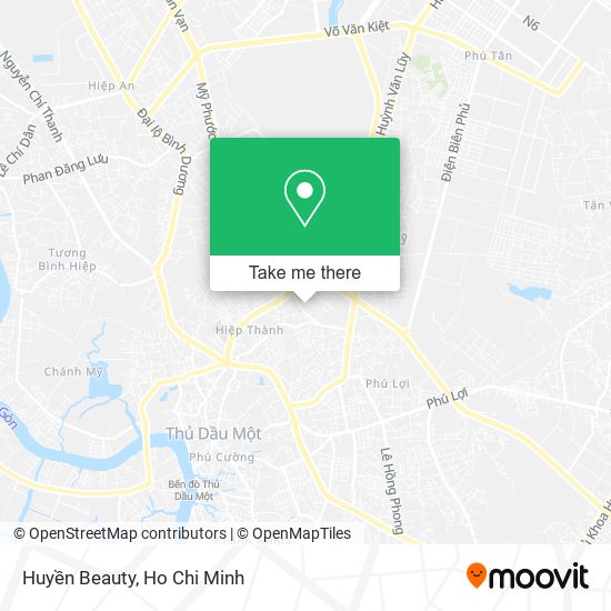 Huyền Beauty map