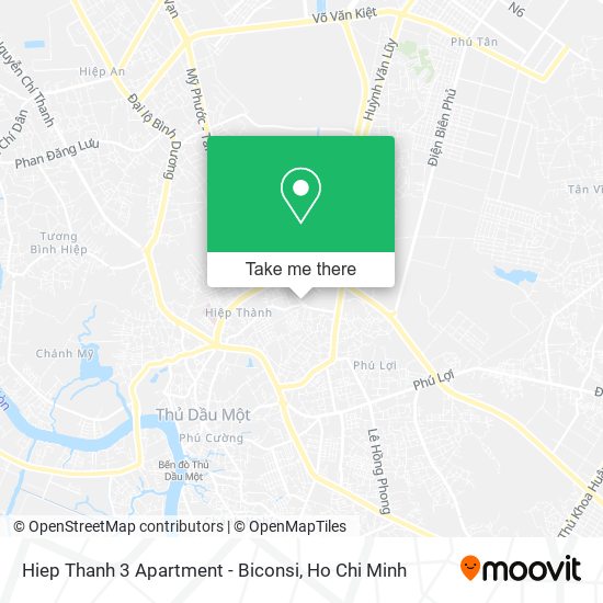Hiep Thanh 3 Apartment - Biconsi map