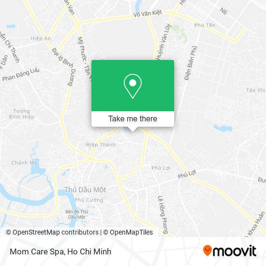 Mom Care Spa map