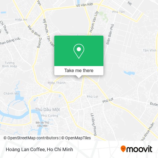 Hoàng Lan Coffee map