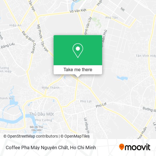 Coffee Pha Máy Nguyên Chất map