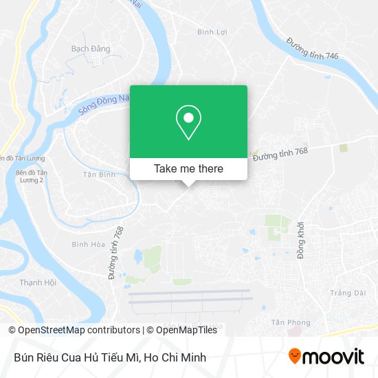 Bún Riêu Cua Hủ Tiếu Mì map