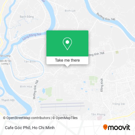 Cafe Góc Phố map